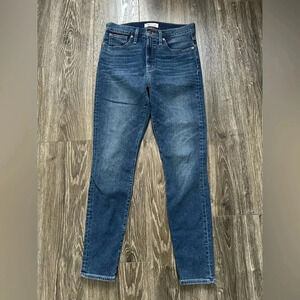 Madewell 11” High Rise Skinny Jeans size 28